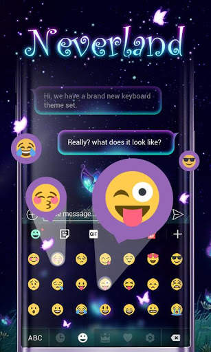 NeverLand GO Keyboard Theme screenshot 4