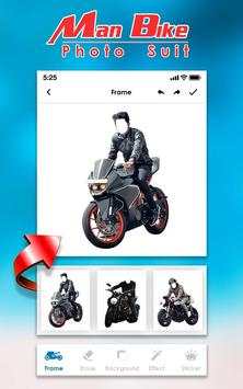 Man Moto Bike Photo Suit screenshot 1