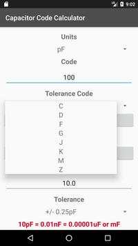 Capacitor Code Calculator screenshot 3