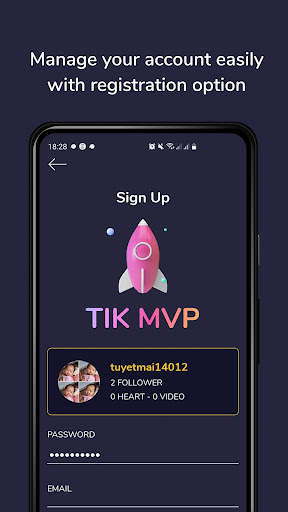 TIK MVP - Get Free Real TikTok Followers 2021 screenshot 2