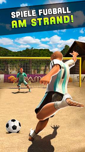 Schießen Tor - Beach Soccer Spiel screenshot 4