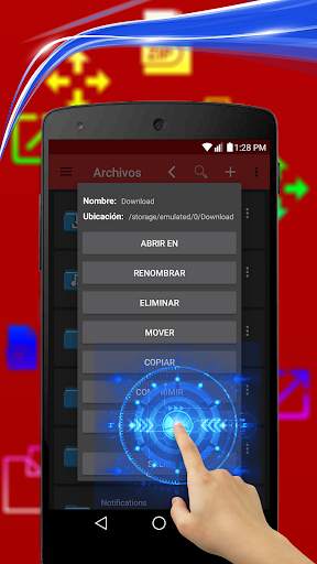 Admin de descargas y archivos, navegador - eFiles screenshot 5