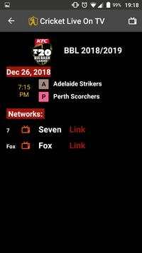 Cricket Australia Games Live on TV - Free screenshot 5