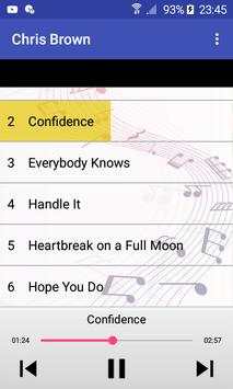 Chris Brown song screenshot 1
