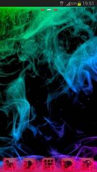 GO Launcher Theme Smoke Colors screenshot 4