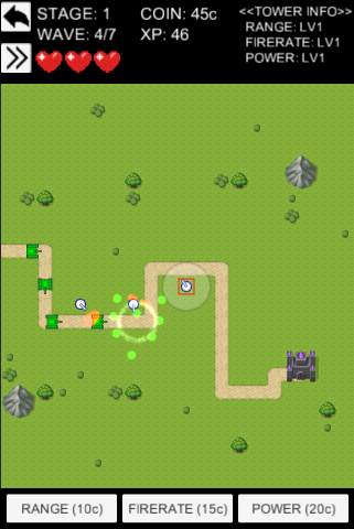 SIMPLE  TOWER  DEFENSE screenshot 2