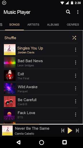 Music Player for Samsung Galaxy screenshot 1