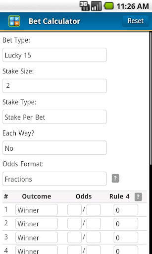 Bet Calculator screenshot 2