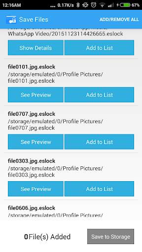 ESLock File Recovery Lite screenshot 3