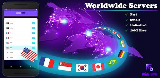 Wide VPN - Unlimited VPN Proxy screenshot 2