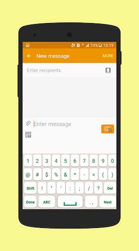 Keyboard Galaxy J7 and J6 2019 screenshot 4