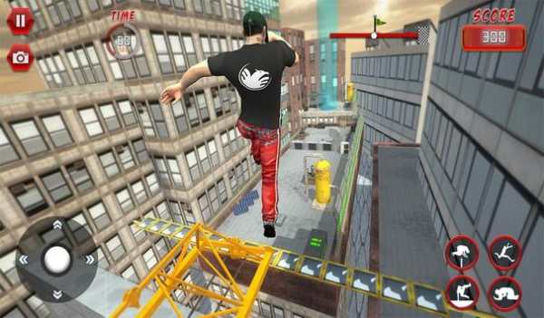 simulador parkour azotea: correr, voltear y rodar screenshot 9