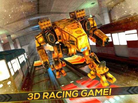 Subway Robots - Steel Racing screenshot 4