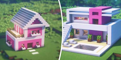 Pink House Map for Minecraft screenshot 3