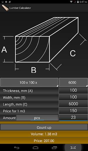 Calculator Lumber & Timber screenshot 9