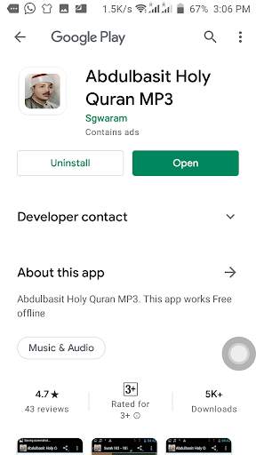 Abdulbasit Holy Quran MP3 screenshot 7