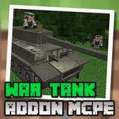 🔥 War Tank Addon for Minecraft PE logo