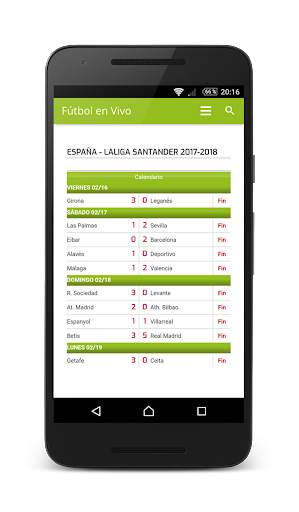 Live Spanish Soccer screenshot 3