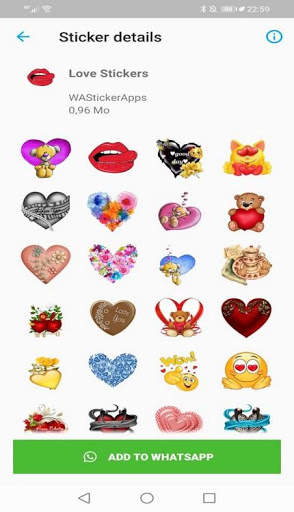 Heart Stickers For WhatsApp screenshot 5