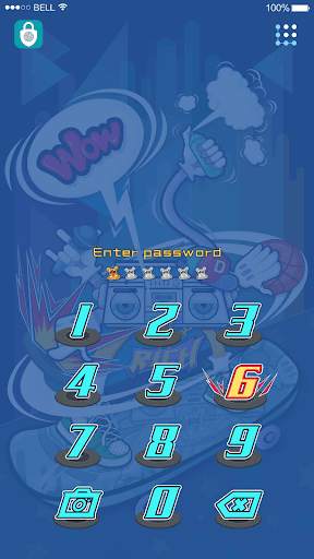 KeepLock Theme Hip-hop screenshot 1