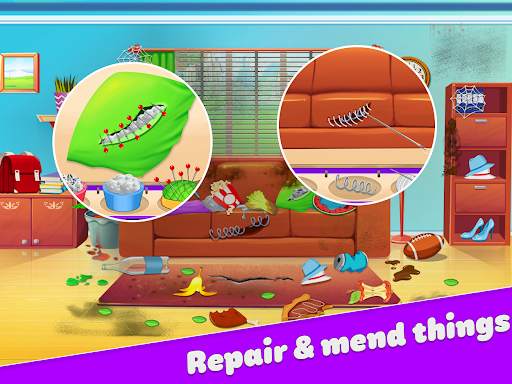 Dream Home Cleaning Game Wash screenshot 10