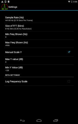 Spectrum Analyzer screenshot 8