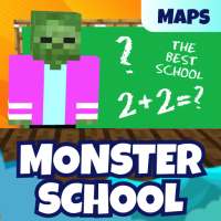 Monster School Map for Minecraft logo