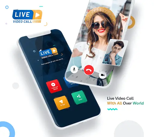 Live Video Call - Girls Random स्क्रीनशॉट 1