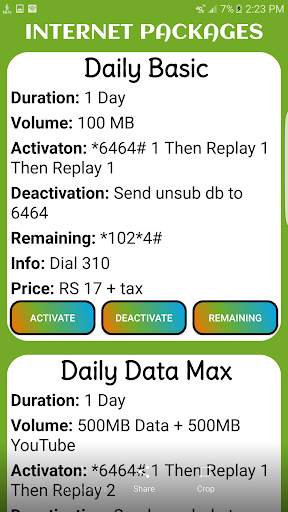 Zong Packages: Call, SMS & Internet 2020 screenshot 13