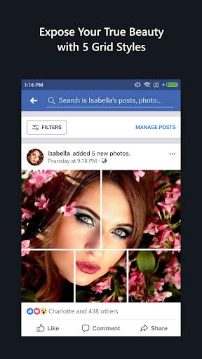 Grido for Facebook screenshot 2