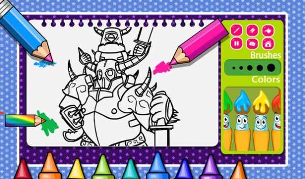 Clash Royale  Coloring book -Coloring Clash Royale screenshot 3