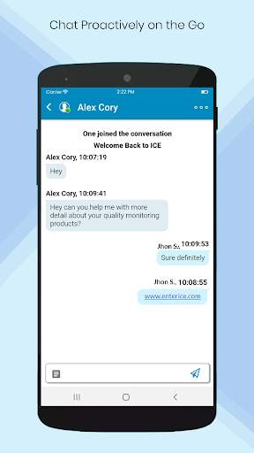 ICE Live Chat screenshot 2