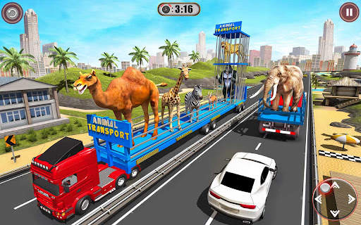 3D Farm Animal Transport Truck screenshot 1