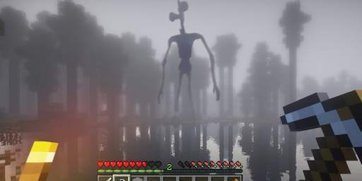 Siren Head Horror mod for minecraft screenshot 1