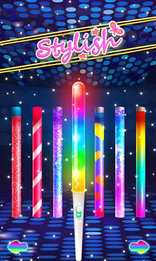 Rainbow Glowing Ice Candy Maker- DIY Cooking Game screenshot 5
