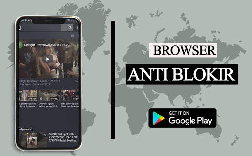 XXNXX Browser Anti Blokir VPN Browser screenshot 1