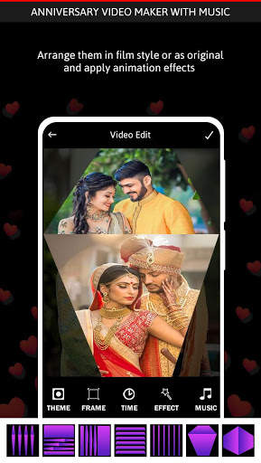 Anniversary Video Maker with Music screenshot 2