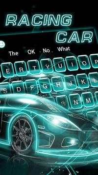 Blue Racing Car keyboard screenshot 2