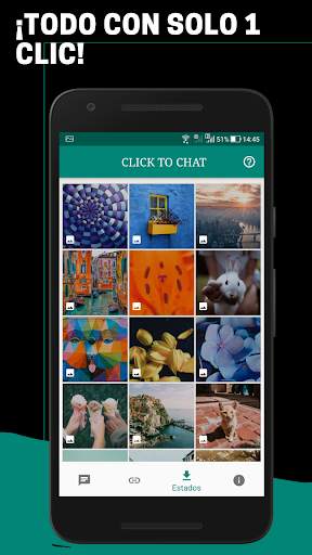 Status downloader - Clic para chatear - Descargar screenshot 5
