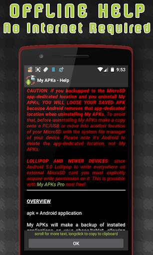 My APKs - backup restore share manage apps apk screenshot 8