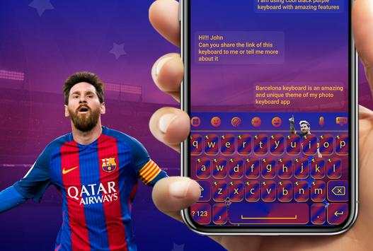 Barcelona keyboard Theme screenshot 1