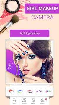 Girl Makeup Camera - Beauty Photo Editor 2018 screenshot 1