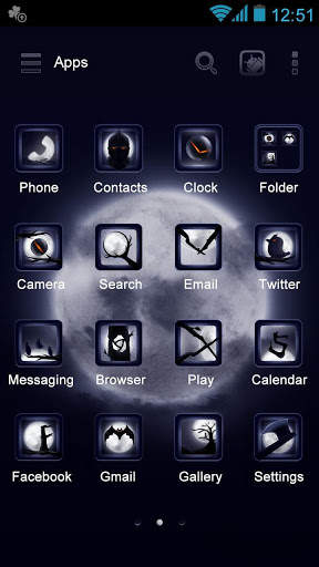Knight GO LAUNCHER THEME screenshot 3