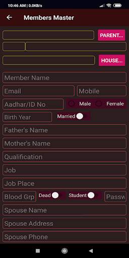 Familyform screenshot 2