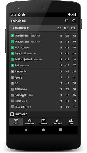 Fodbold DK screenshot 6