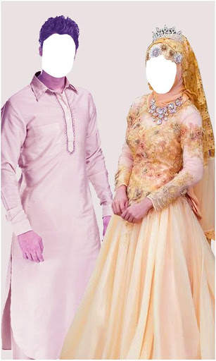 Couple Muslim Photo Suits screenshot 4