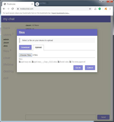 Mokkochat, private anonymous messenger screenshot 6
