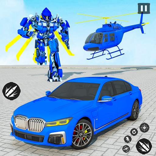 Flying Car Robot Game - Robot Transforming Games 1.9