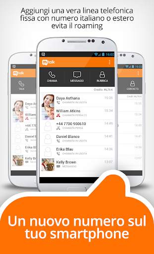 Mtalk: telefono fisso in tasca screenshot 1