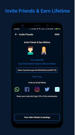 Quizee- Play Quiz & Earn money Unlimited Cash 2021 स्क्रीनशॉट 3